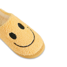 Load image into Gallery viewer, Yellow Smiley Face Slipper