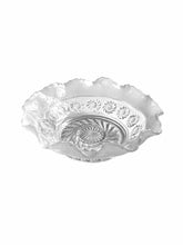 Load image into Gallery viewer, Ruffle Edge Crystal Ashtray | Vintage 1950s Design
