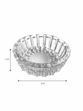 Load image into Gallery viewer, Column Edge Crystal Ashtray | Vintage Mid 1900s Design
